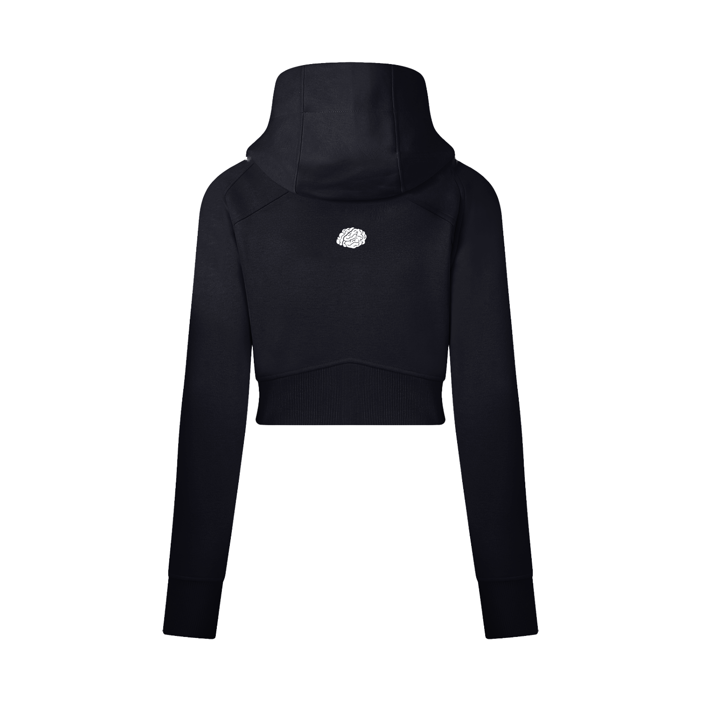 Women’s Cropped Zip-Through Hoodie