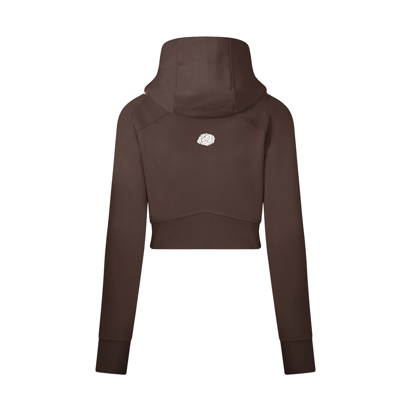 Women’s Cropped Zip-Through Hoodie