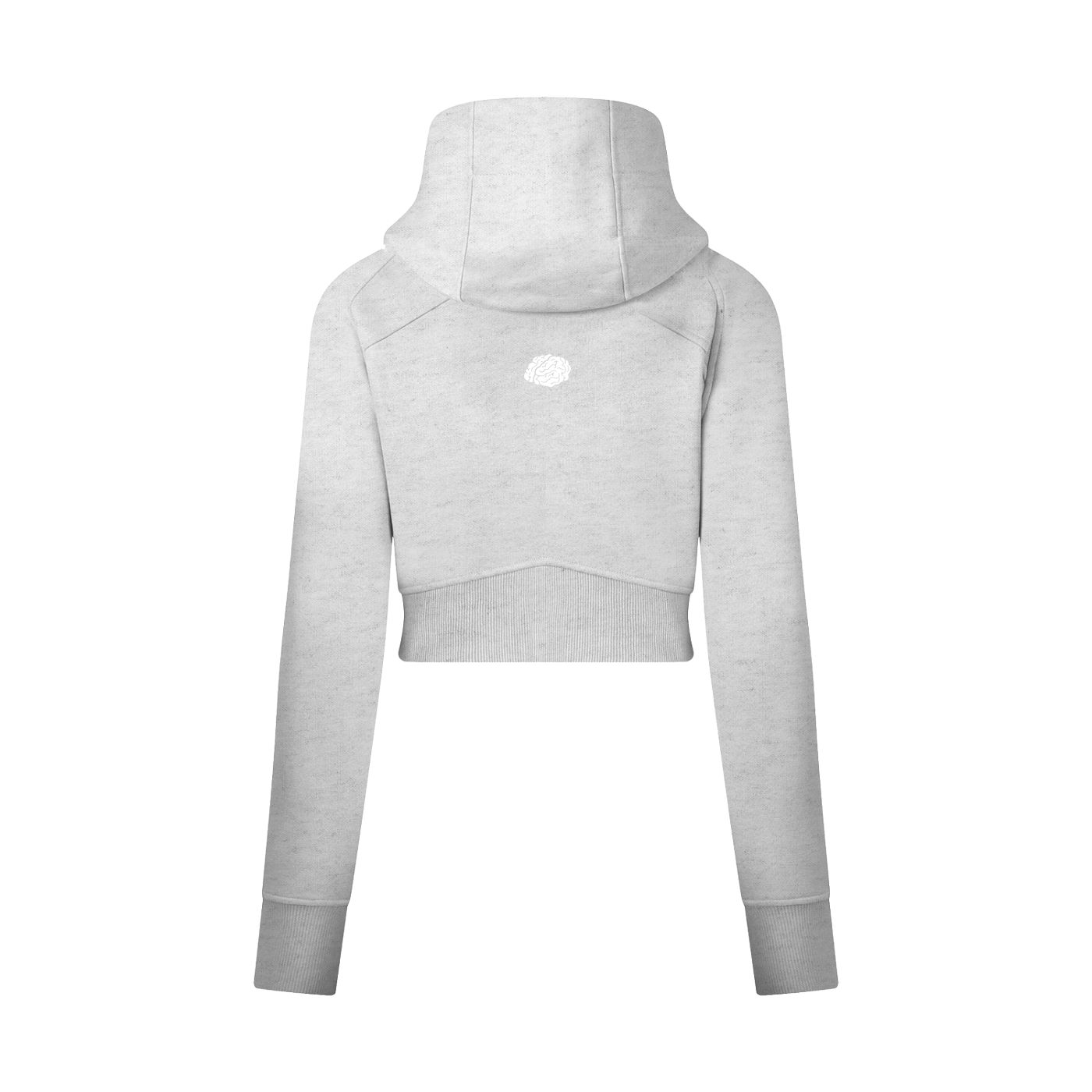 Women’s Cropped Zip-Through Hoodie