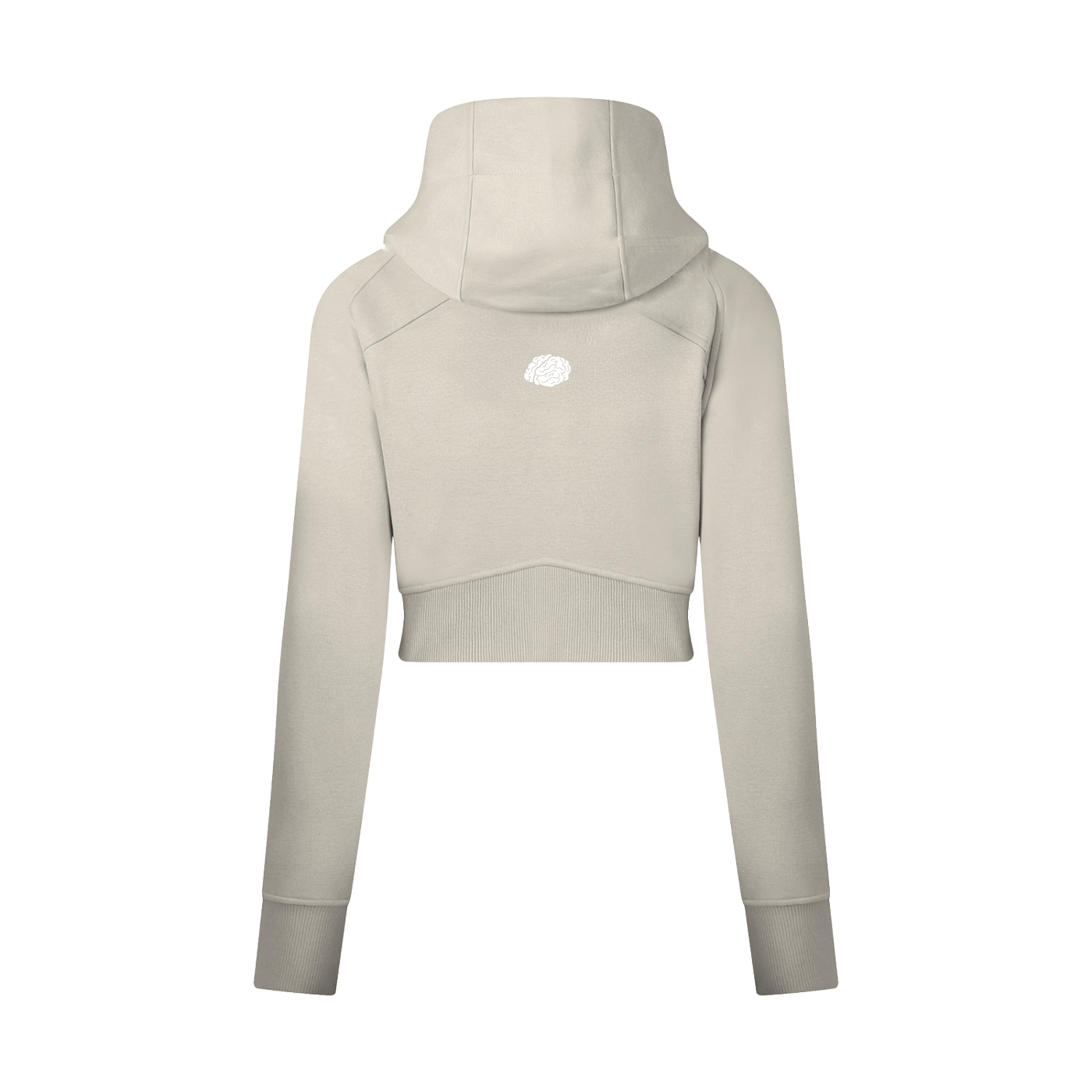 Women’s Cropped Zip-Through Hoodie